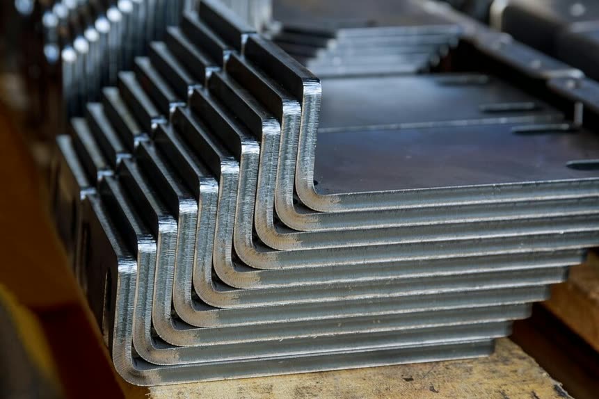 Láminas de acero dobladas para fachada